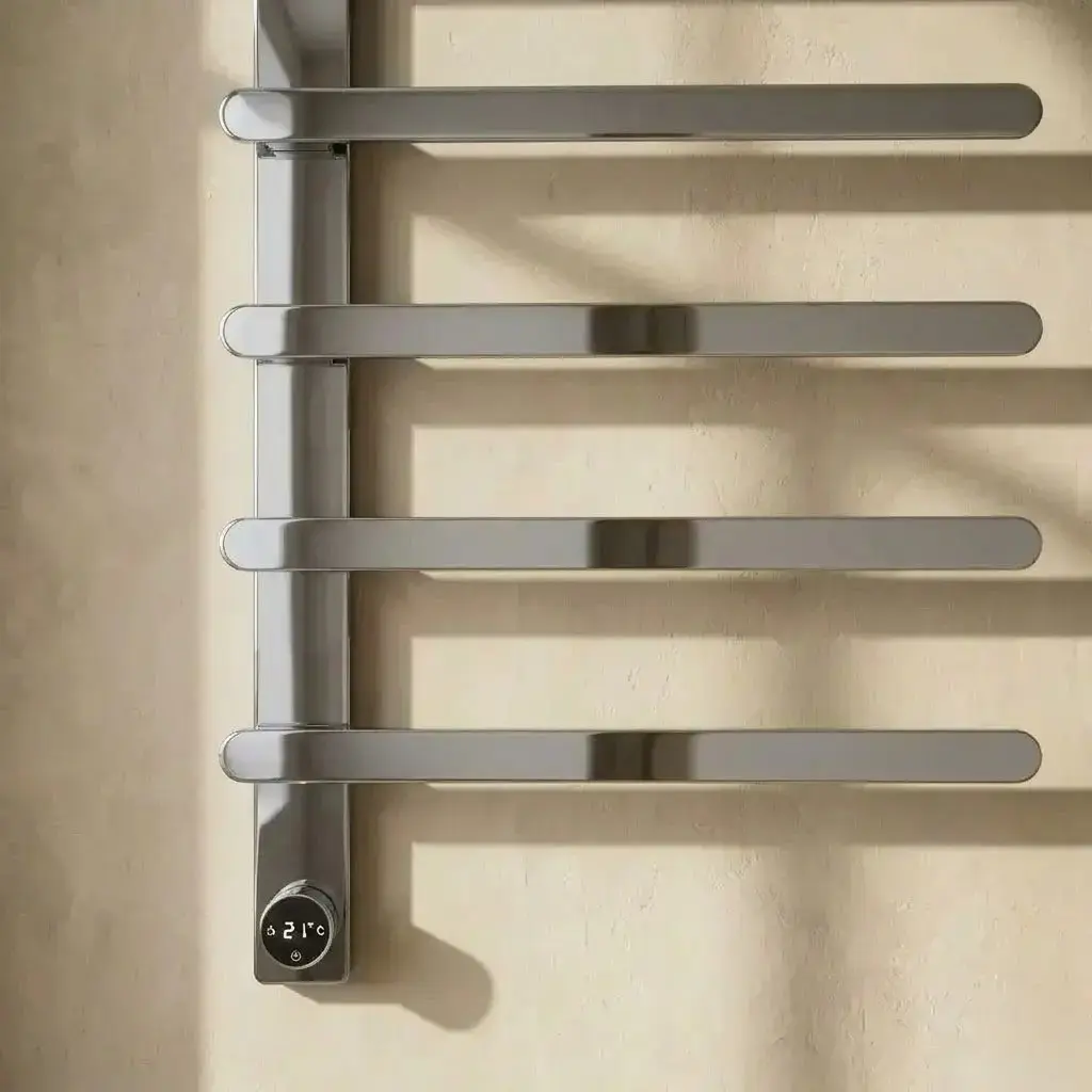 Sèche serviette 90W, Inox brossé, Solar      