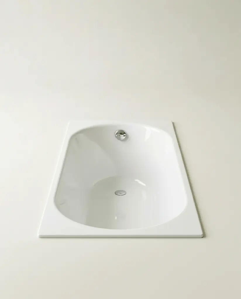 Baignoire rectangulaire, 150 x 70 cm, acrylique, Kasandra (1).webp