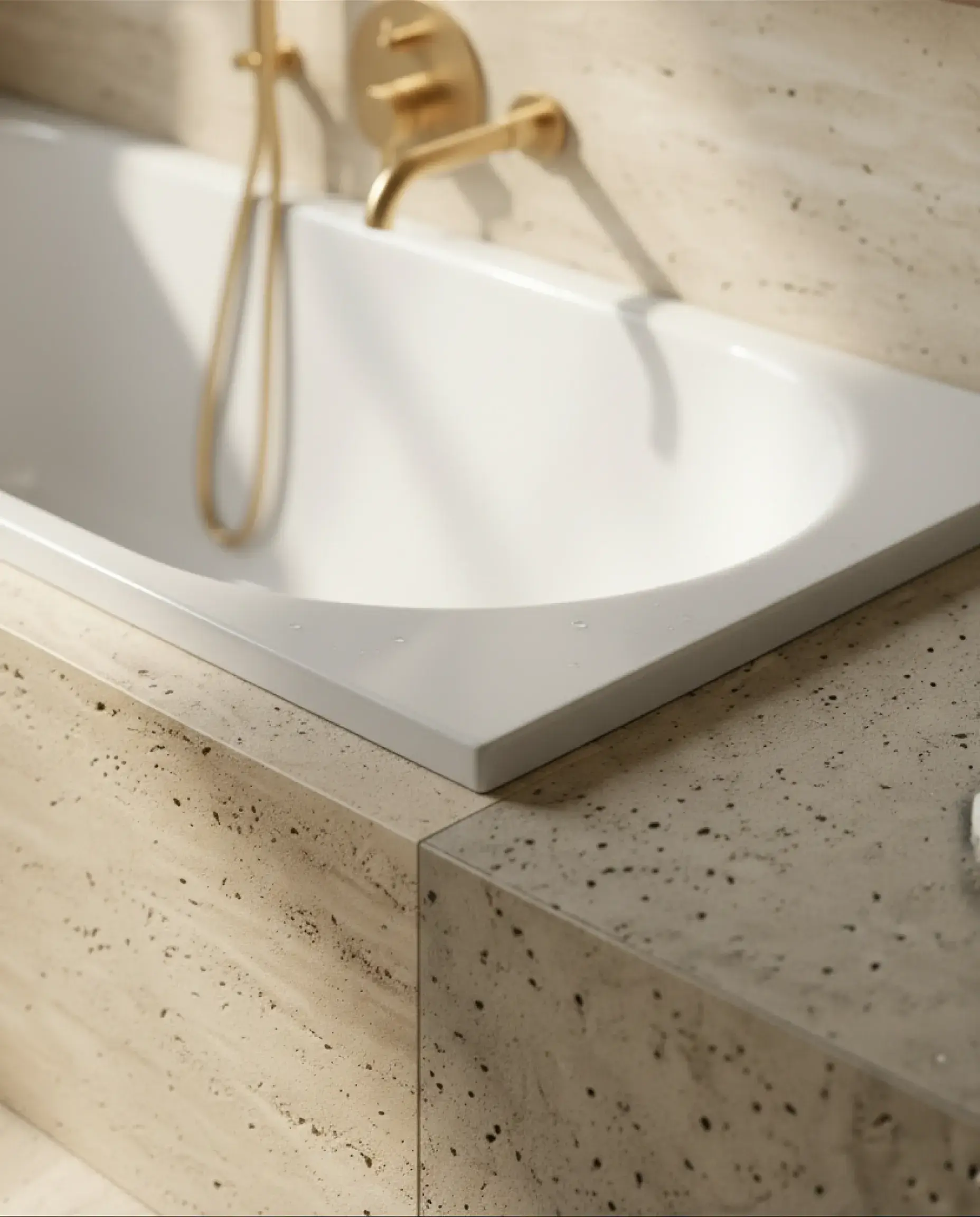 Baignoire rectangulaire, 160 x 70 cm, acrylique, Kasandra