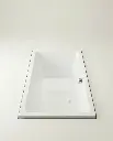 Baignoire rectangulaire, 180x80 cm, acrylique, Cavallo (2).webp