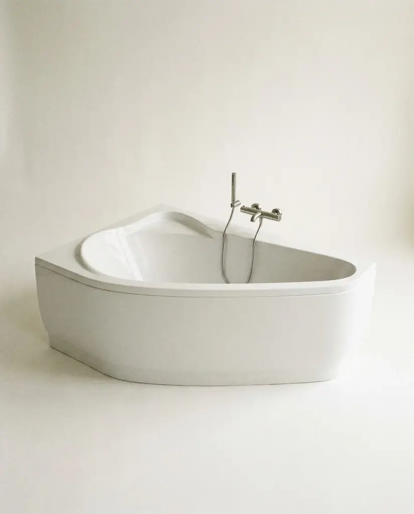 Baignoire d'angle asymétrique gauche, 160 x 105 cm, Selena (2).webp