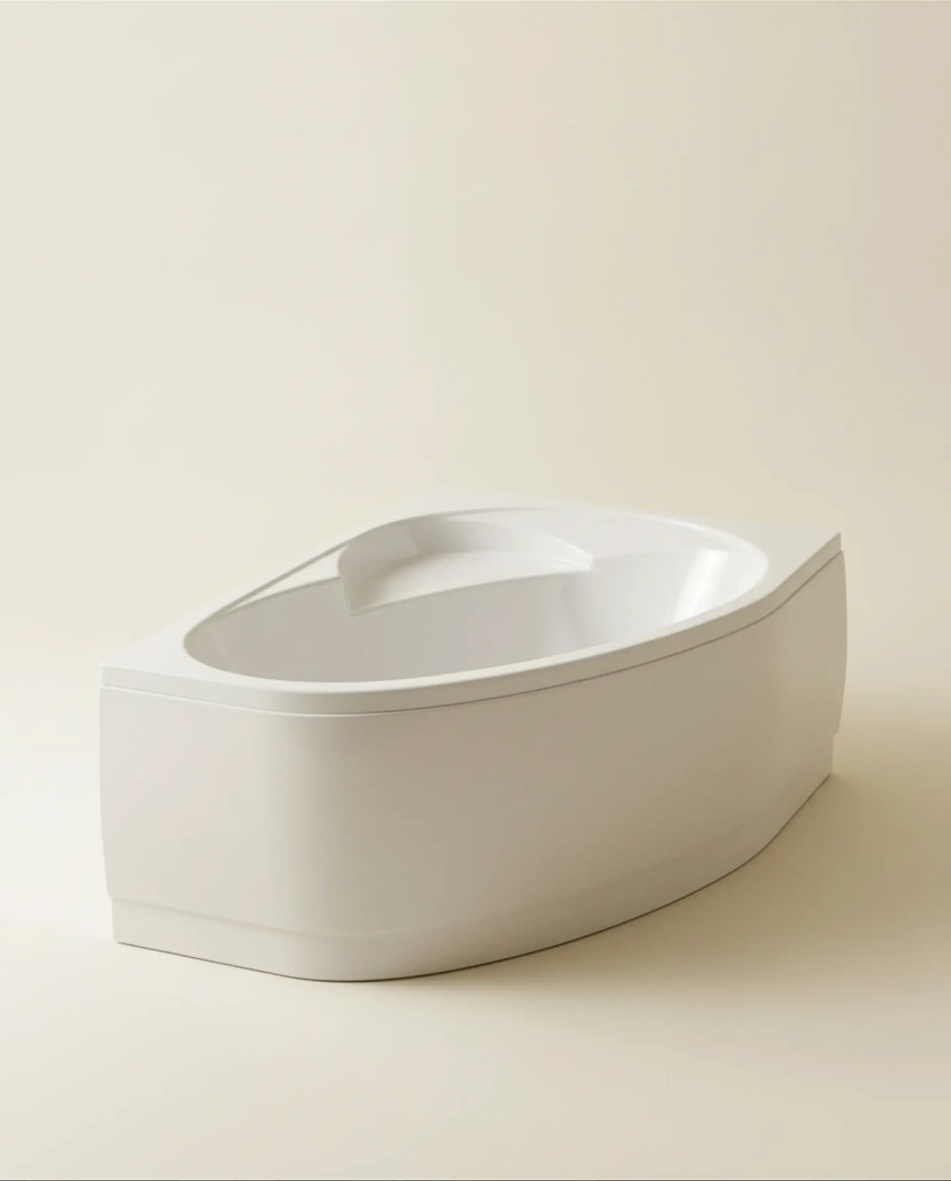 Baignoire d'angle droite, 150 x 100 cm, Flora