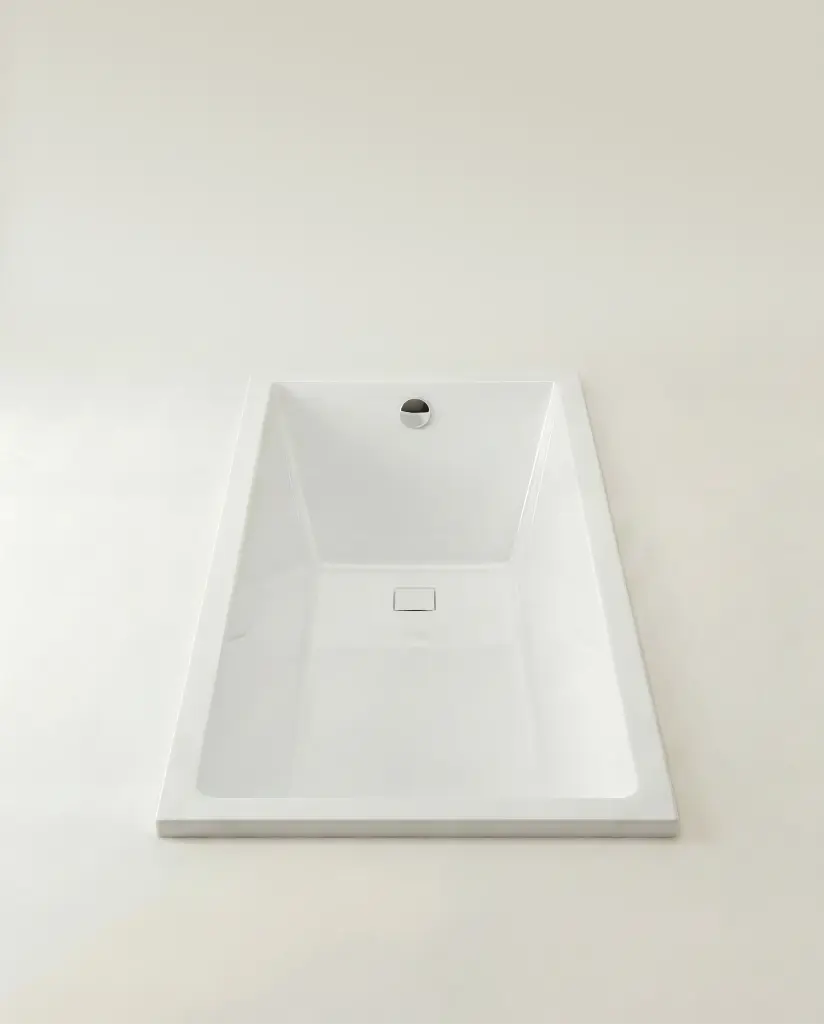 Baignoire rectangulaire, 150x70 cm, acrylique, Cavallo (4).webp