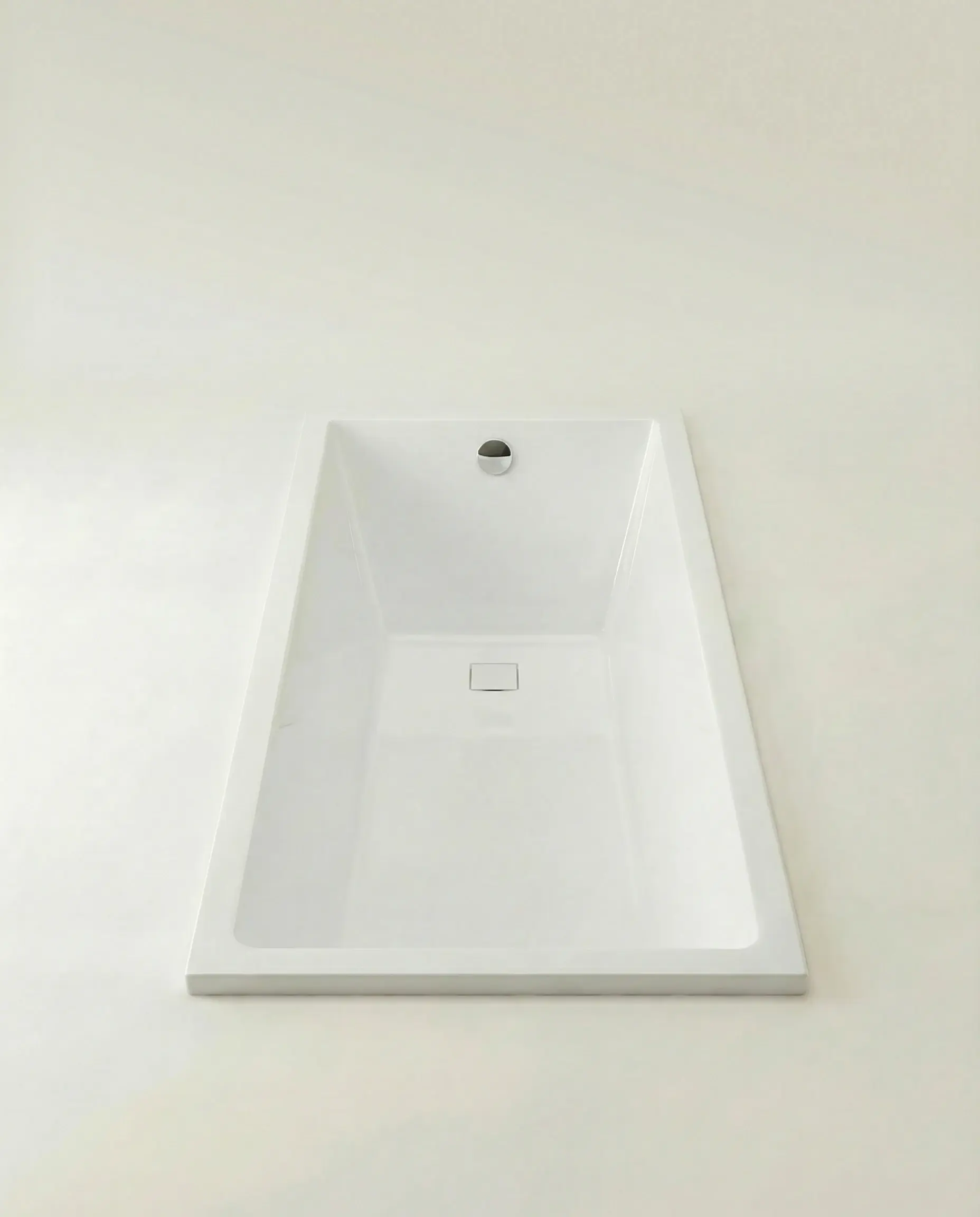 Baignoire rectangulaire, 160x70 cm, acrylique, Cavallo