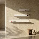 Generated with Kive.ai - Generate premium product photography of this ( ) placed in a minimalist interior. Warm neutral palette (sand_ beige_ cream_ stone_ walnut_ brushed metal). Textured plaster wall background_ .webp