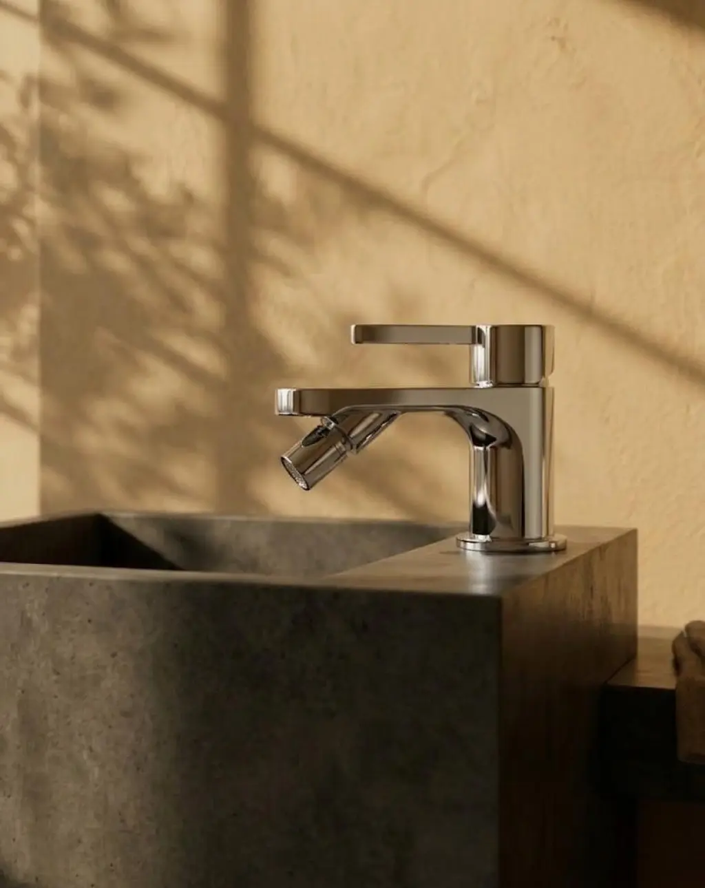 Mitigeur Bidet Monocommande, chromé, Infinity Flow Stick