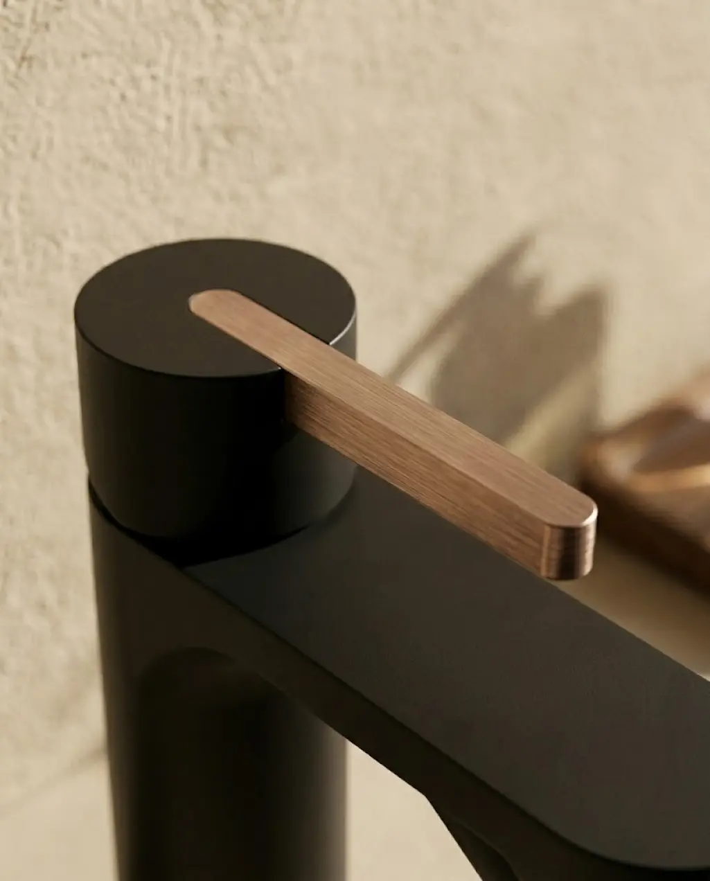 Mitigeur Bidet Monocommande, Noir, Infinity Flow Stick