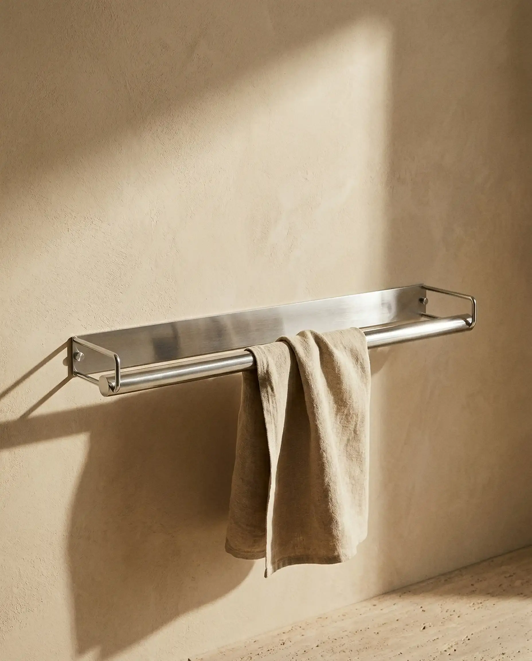 Porte-serviette 60 cm - Chromé brossé - Infinity elegance