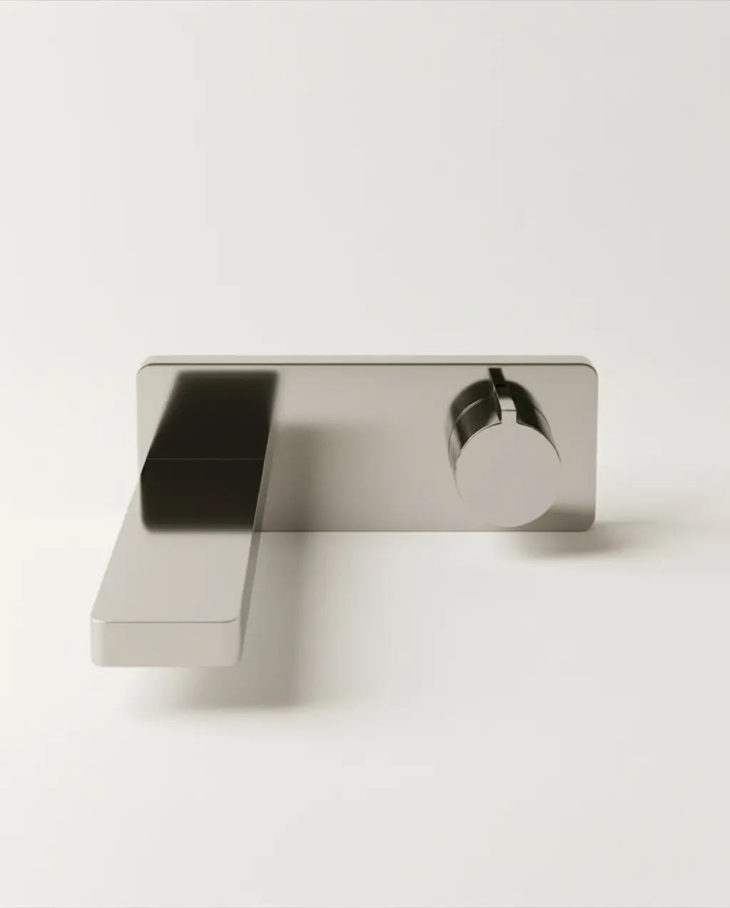 Robinet mitigeur lavabo mural encastré chromé, Carrousel