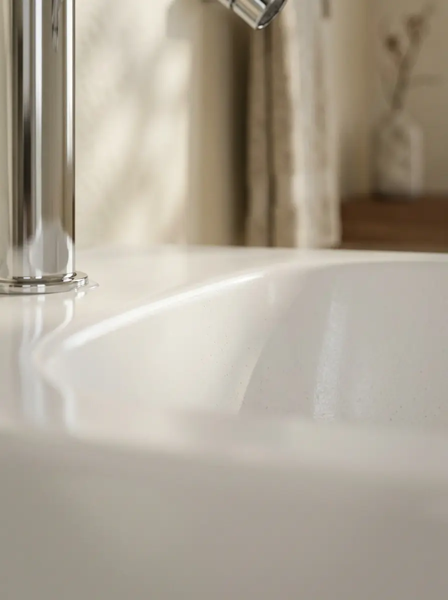 Bidet suspendu blanc, Pelza