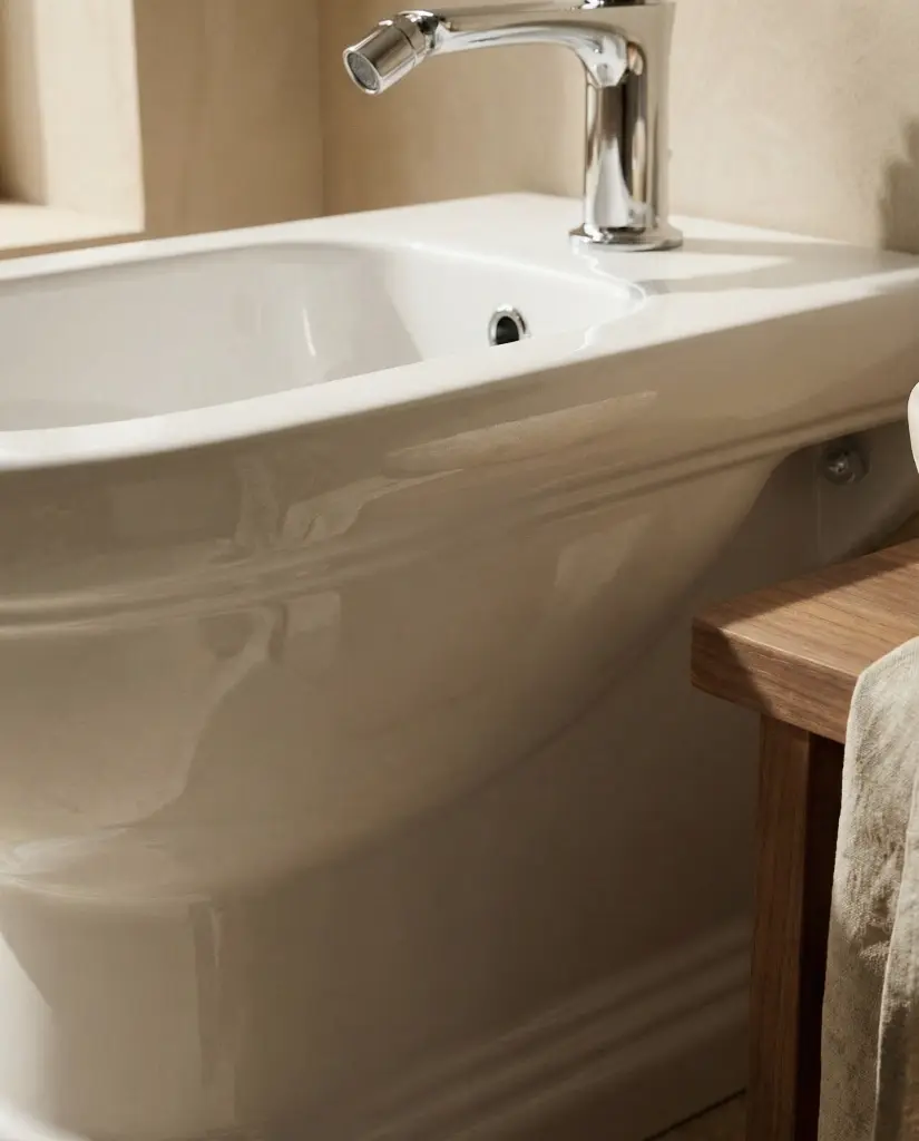 Bidet suspendu rétro, Laetitia