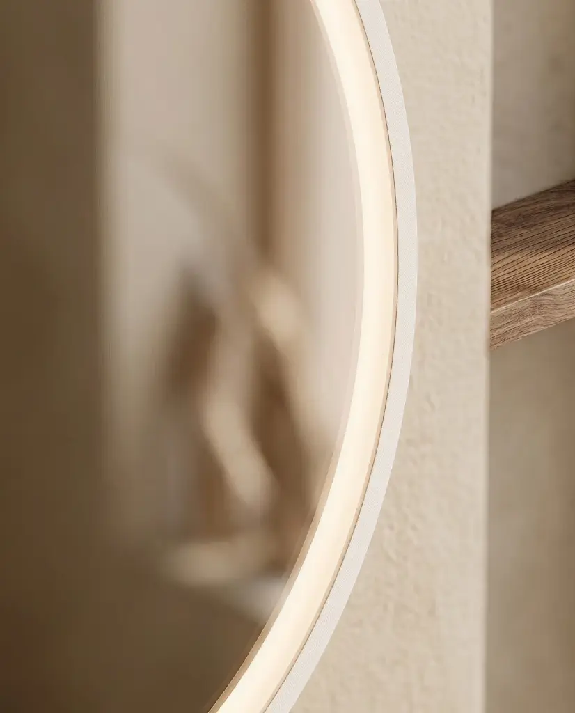 Armoire de toilette Ø60 cm, blanc, Géode