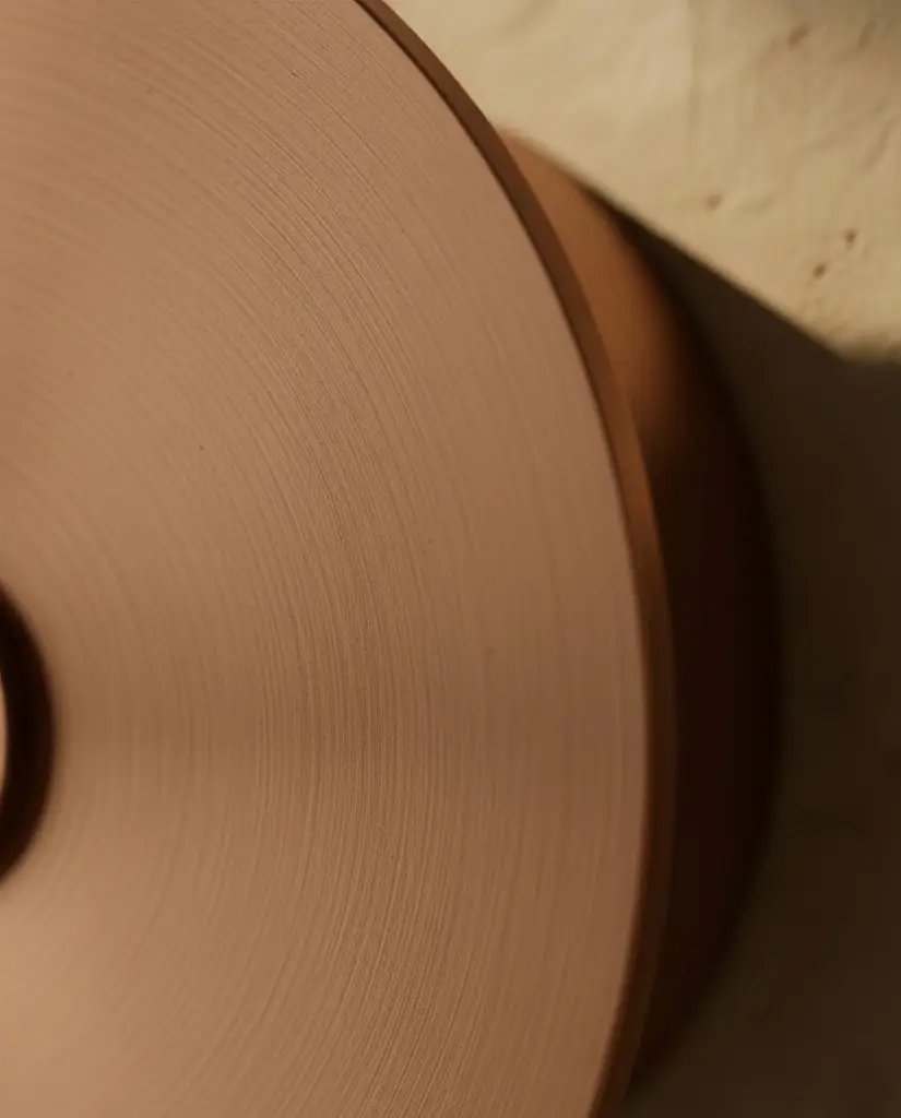 Sèche serviette électrique rond, diamètre 21cm, doré rose brossé, Disc   