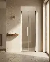 Porte de douche saloon, Sur-mesure de 58 à 95,5 cm, Chrome, Regia (2).webp