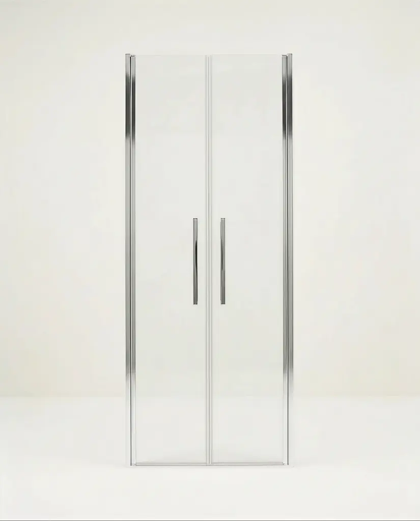 Porte de douche saloon, Sur-mesure de 58 à 95,5 cm, Chrome, Regia (1).webp