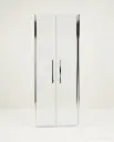 Porte de douche saloon, Sur-mesure de 58 à 95,5 cm, Chrome, Regia (1).webp
