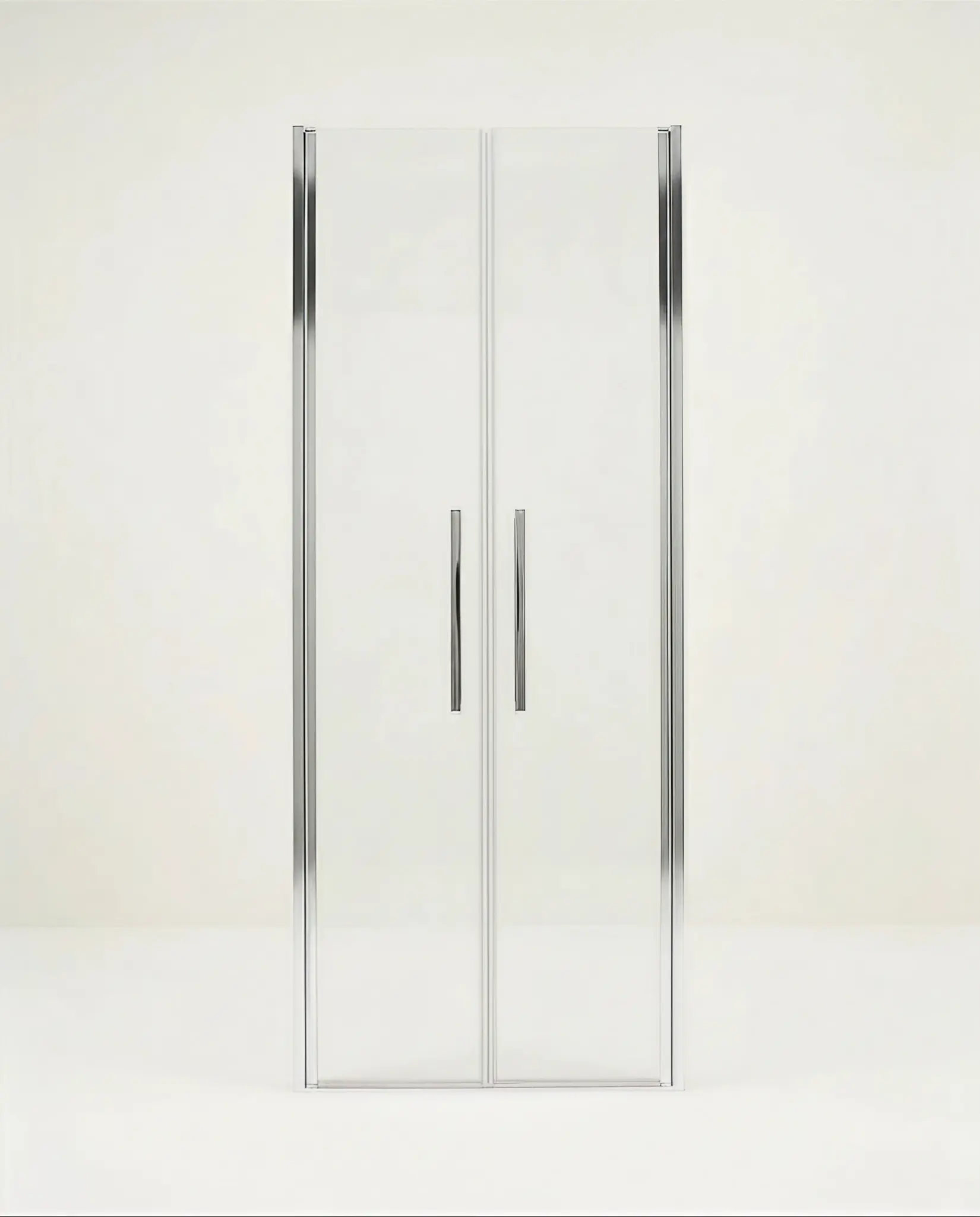 Porte de douche saloon, Sur-mesure de 58 à 95,5 cm, Chrome, Regia