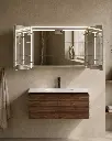 Armoire de toilette 100 cm, LED, Montebello (7).webp