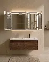Armoire de toilette 120 cm, LED, Montebello (5).webp