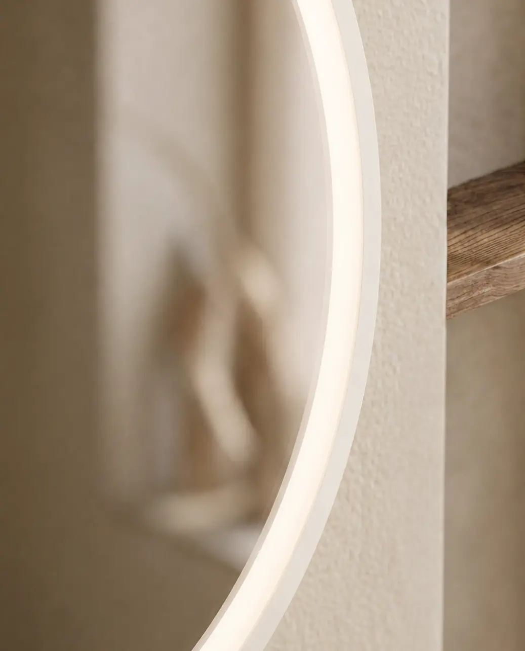 Armoire de toilette Ø60 cm, blanc, Géode