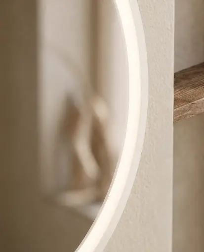 Armoire de toilette Ø60 cm, blanc, Géode (7).webp