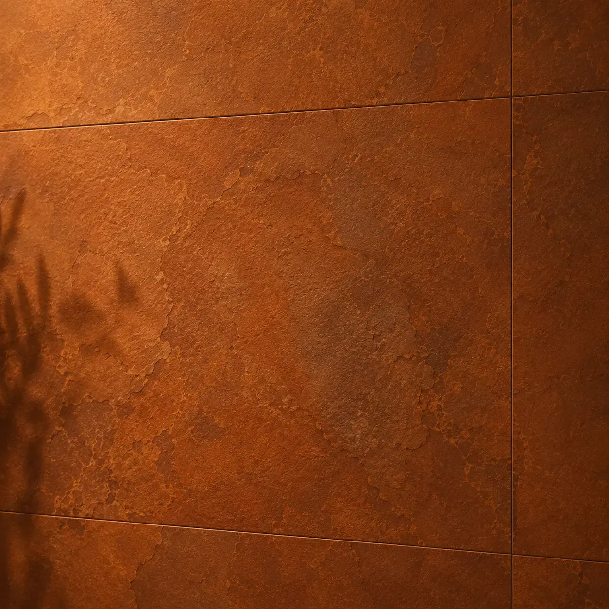 Feuille de pierre naturelle, 61 x 122 cm, Rust Natural
