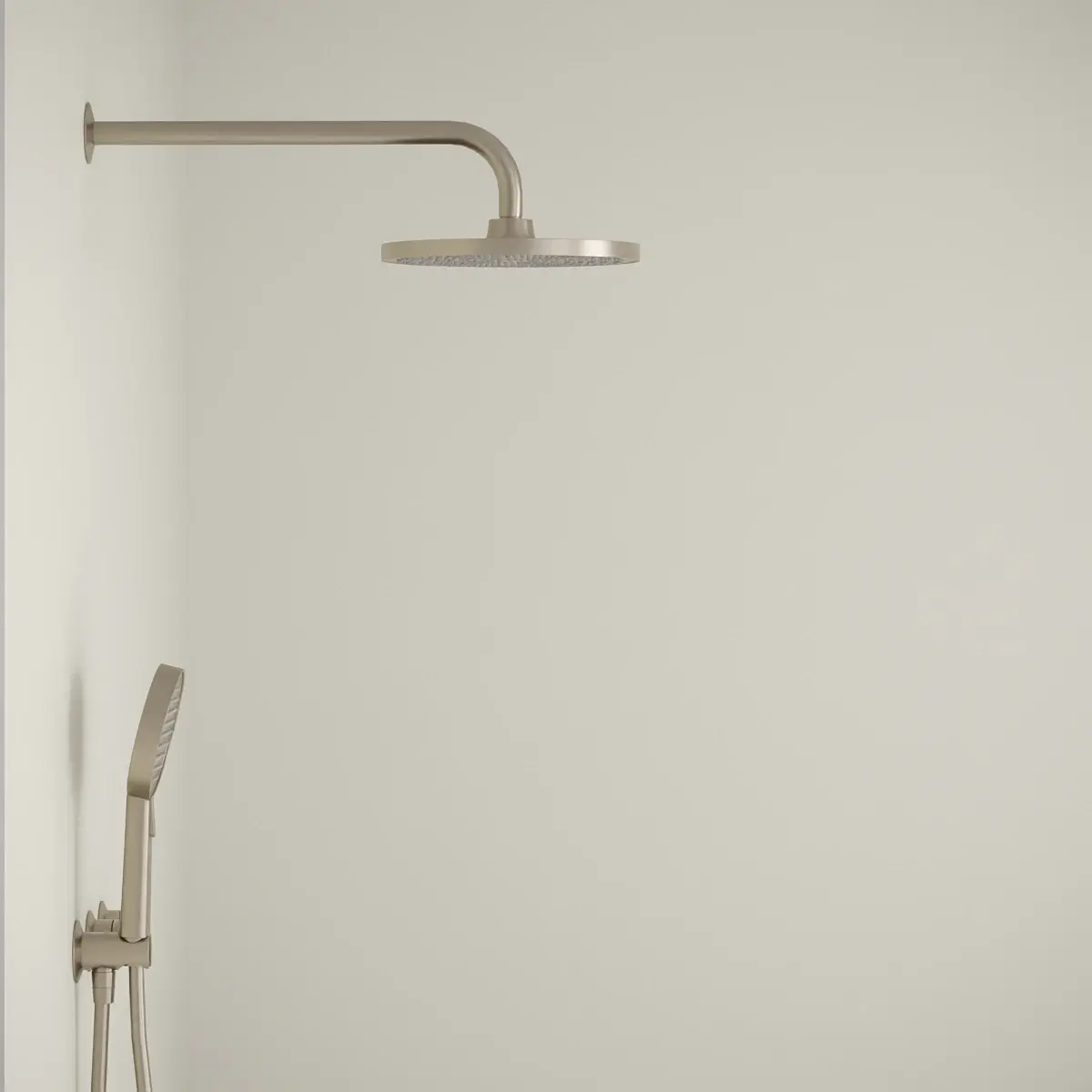 Composition mitigeur de douche encastrée, Champagne, Madeleine    