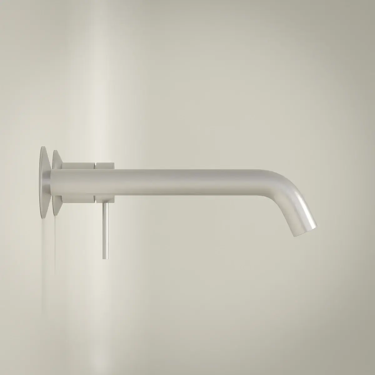 Mitigeur lavabo encastré, Silver White, Madeleine