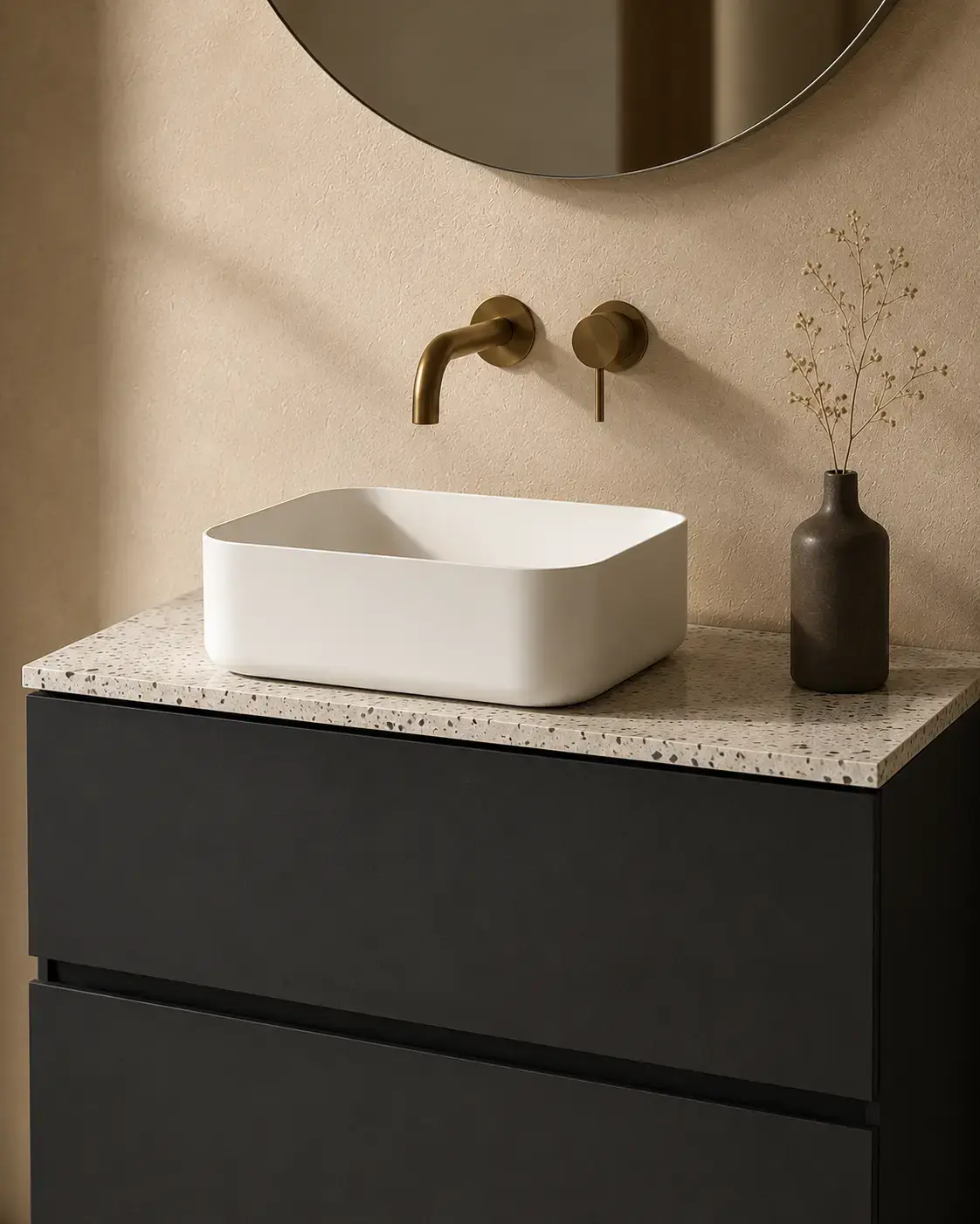 Meuble salle de bain 80 cm, Caruso