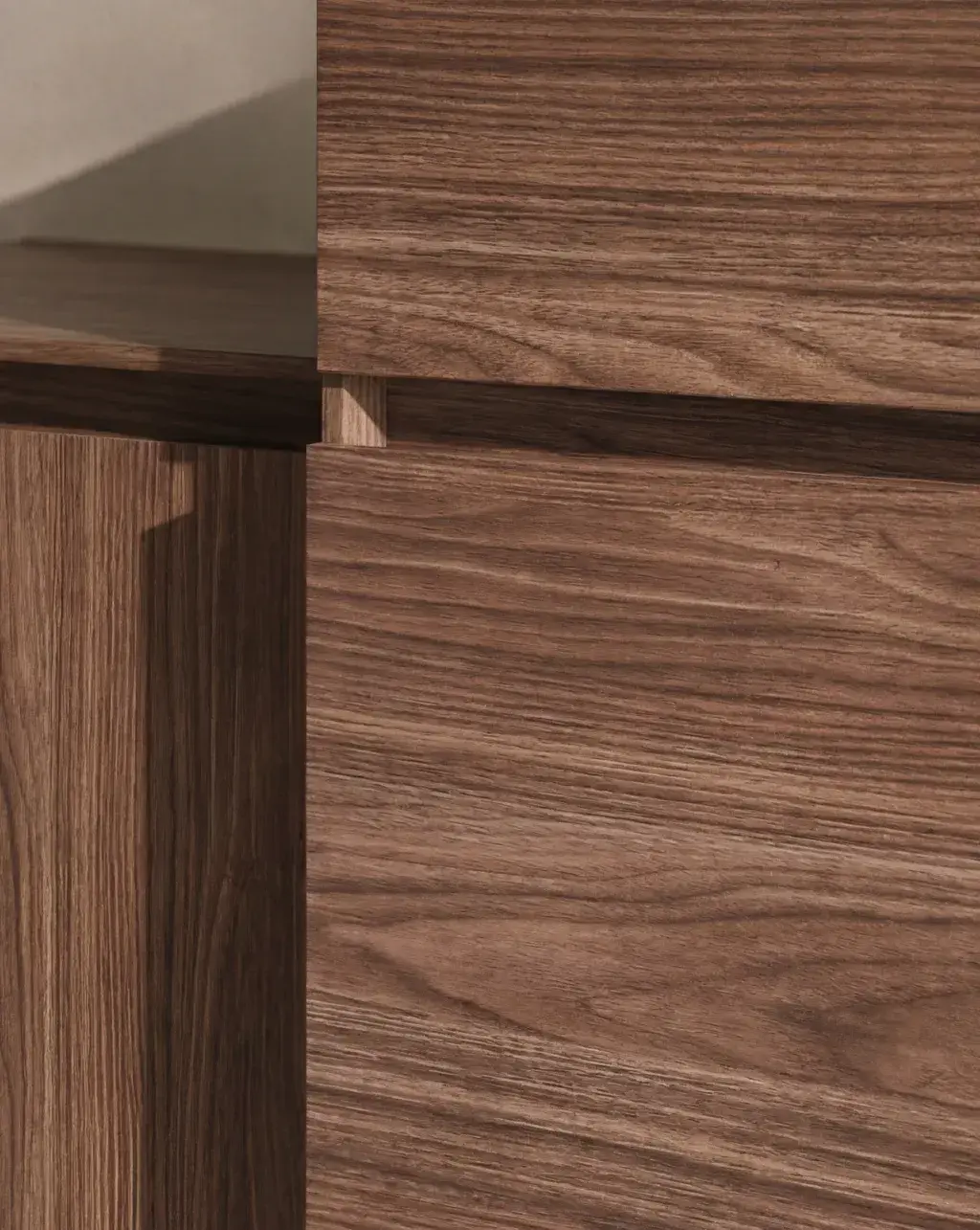 Meuble vasque modulaire bois chêne, Léman 