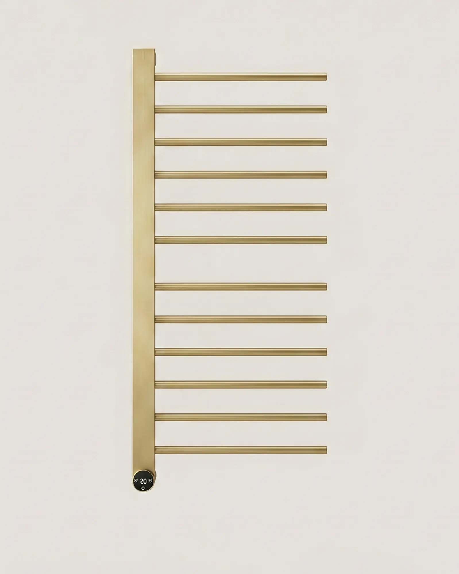 Sèche serviette 280W, Doré brossé, Calda   