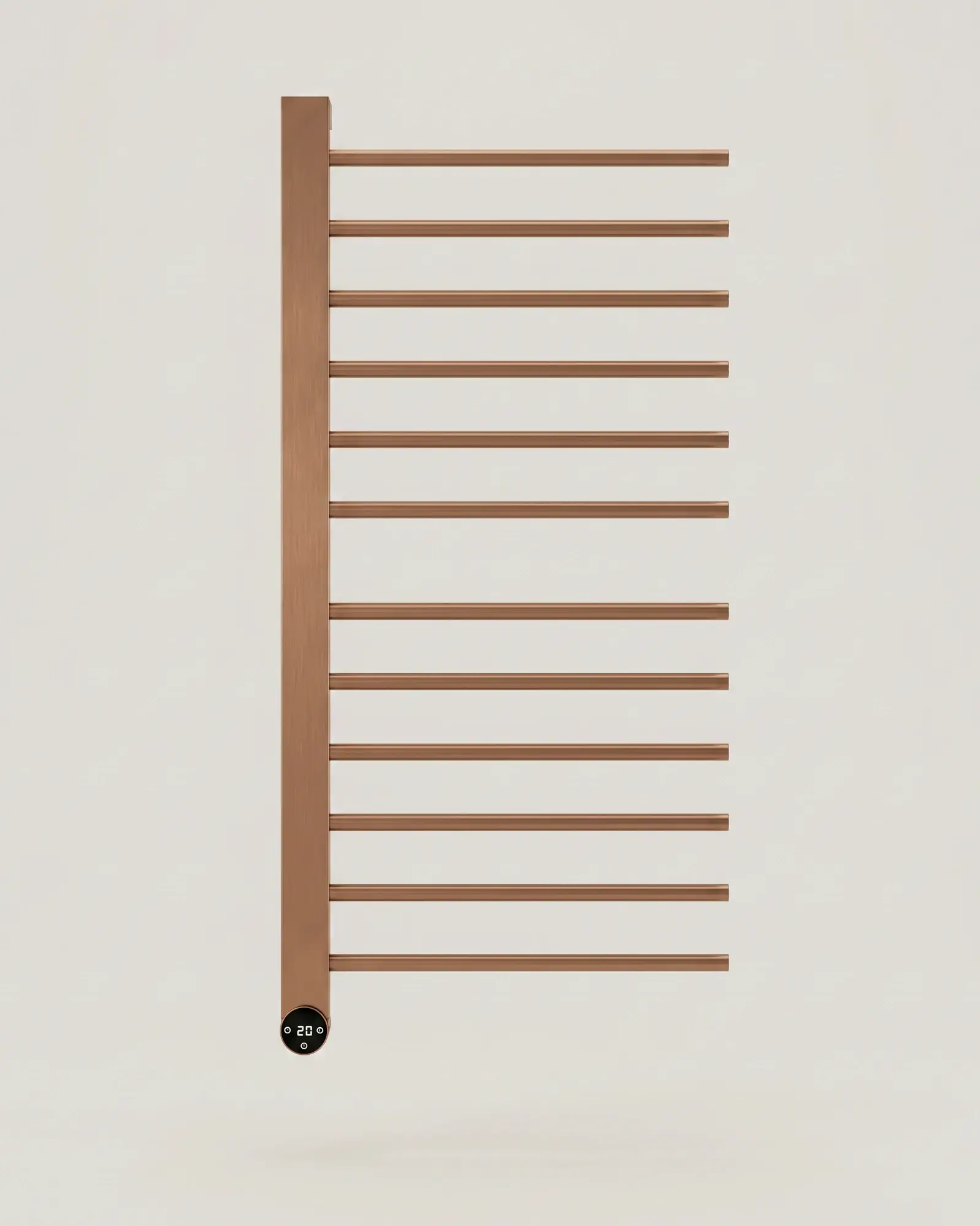 Sèche serviette 280W, Doré rose brossé, Calda    