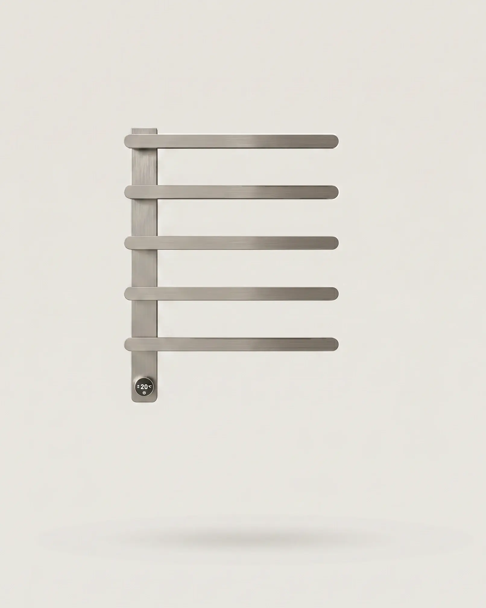 Sèche serviette 90W, Inox brossé, Solar      