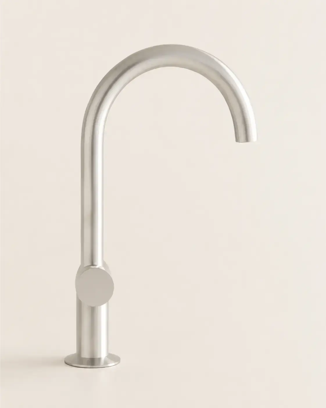 Mitigeur lavabo col de cygne, Silver white, Madeleine          