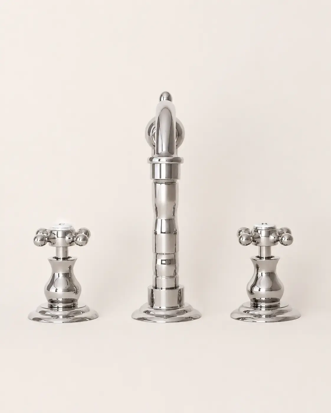Robinet mélangeur lavabo 3 trous, chromé, Diana 2