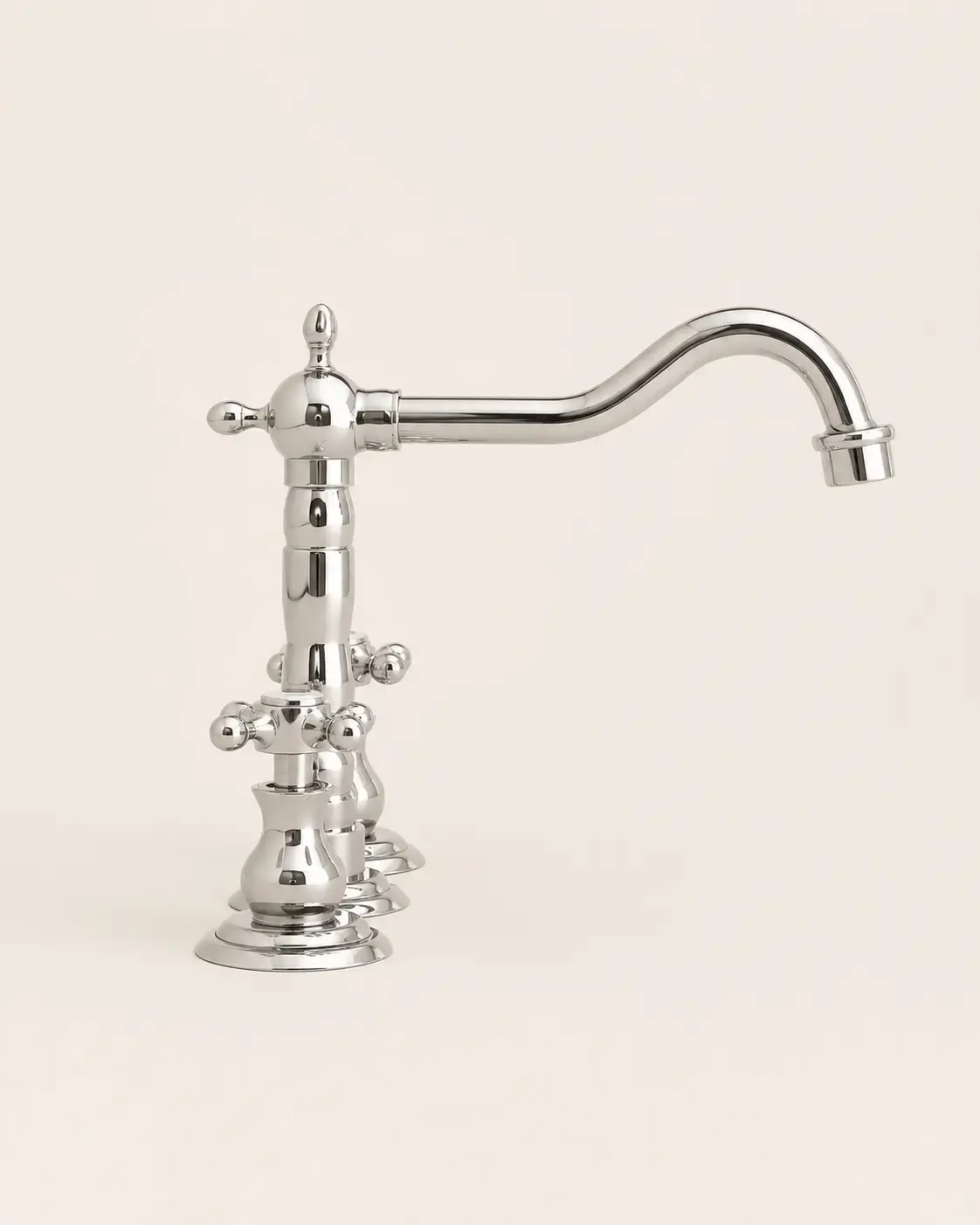 Robinet mélangeur lavabo 3 trous, chromé, Diana 2