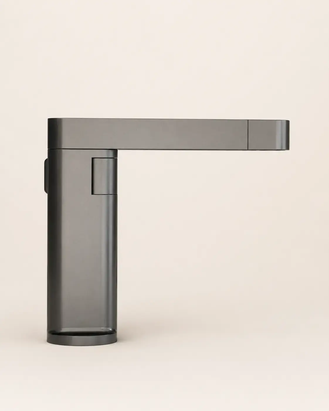 Mitigeur lavabo avec bec rotatif et extractible,Gun Metal, Waterled
