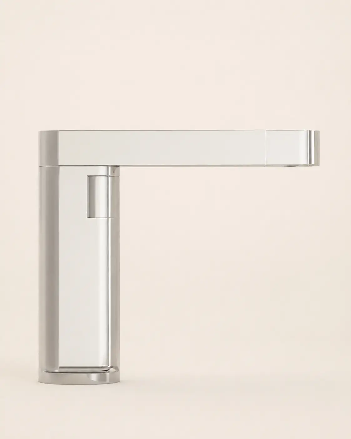 Mitigeur lavabo avec bec rotatif et extractible avec affichage digital par recharge, Chrome, Waterled
