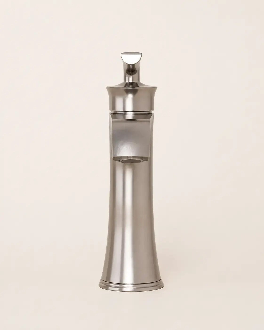 Robinet Mitigeur Lavabo inox brossé, Art Déco 