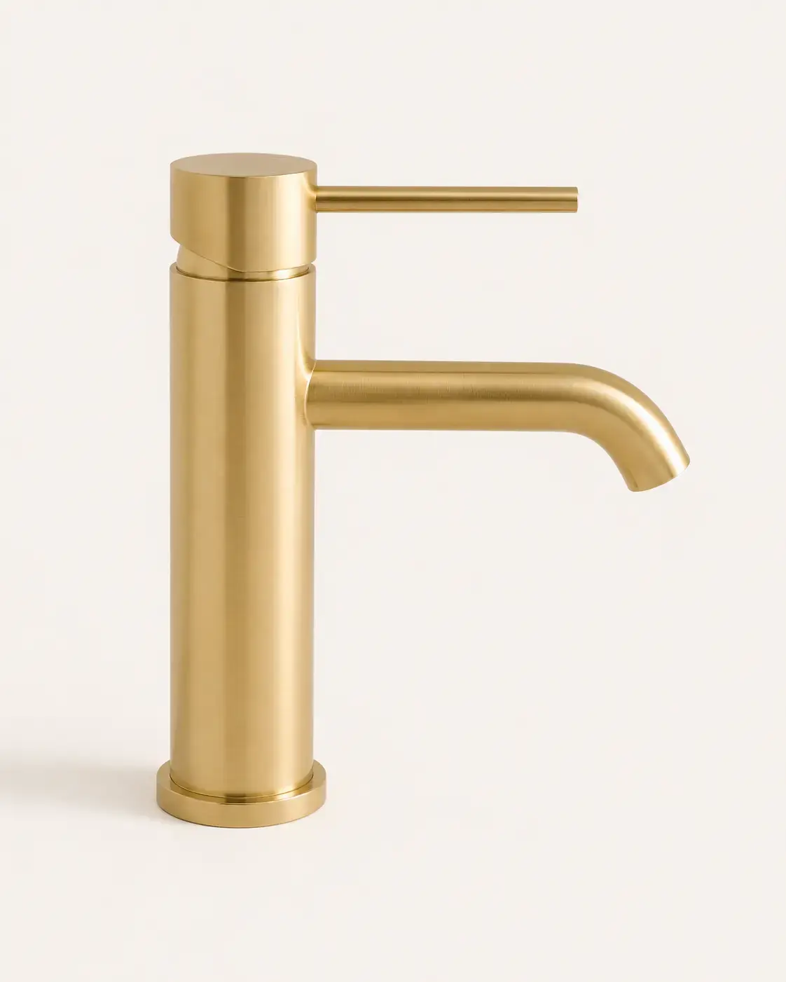 Robinet mitigeur lavabo, Châtelet, doré brossé