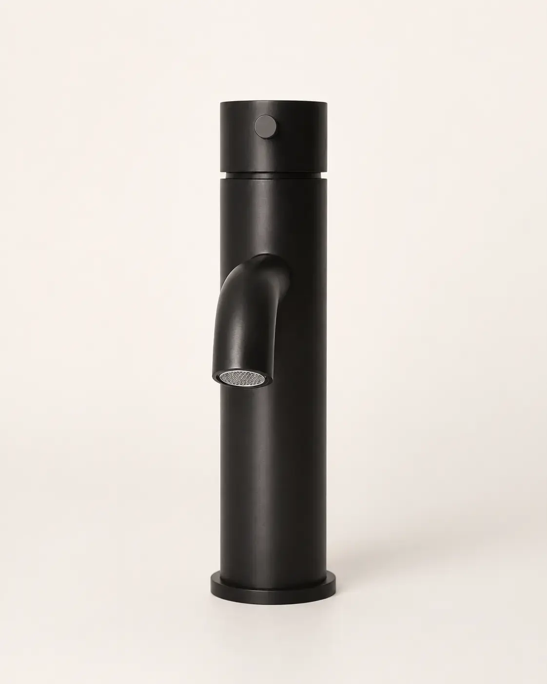 Robinet mitigeur lavabo noir brossé, Châtelet
