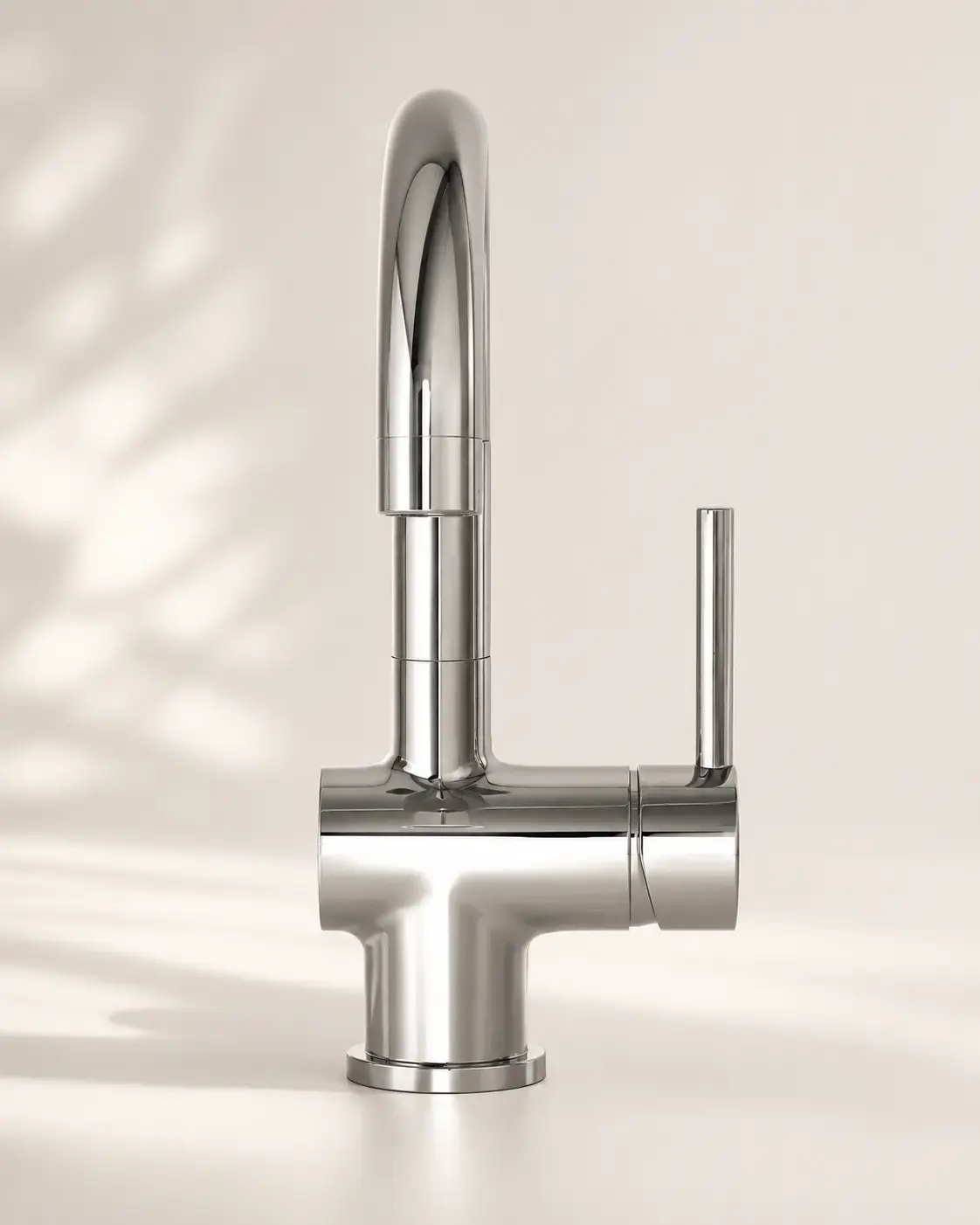 Robinet mitigeur lavabo col de cygne, chrome, Châtelet