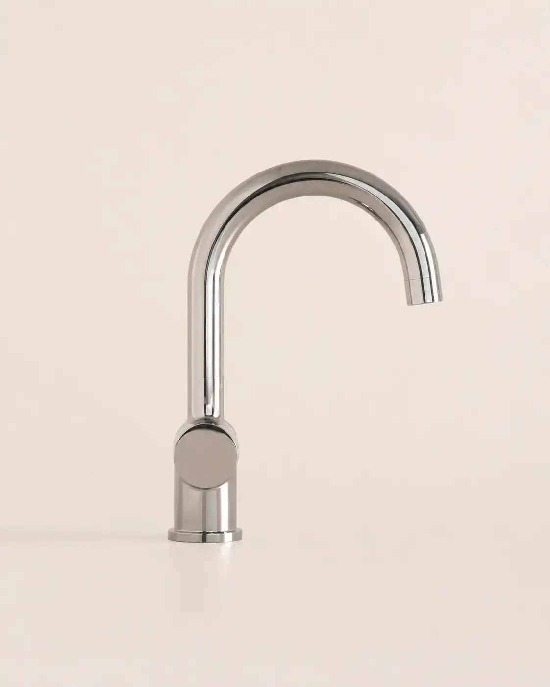 Robinet mitigeur lavabo col de cygne, chrome, Châtelet