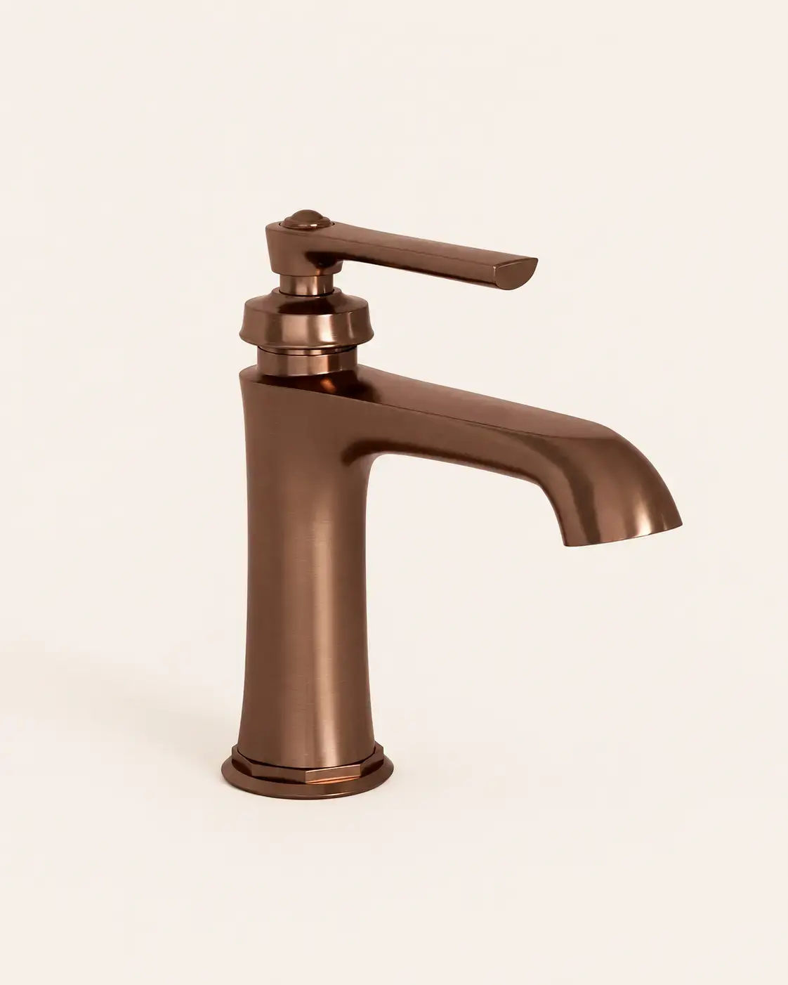 Robinet Mitigeur Lavabo avec Bonde incluse, traité cuivre, Liberty