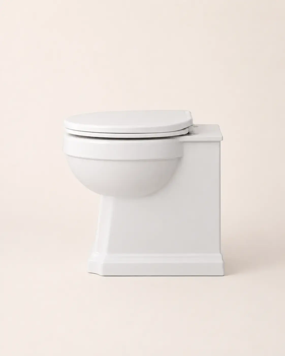 WC indépendant à poser rétro Hélène + abattant