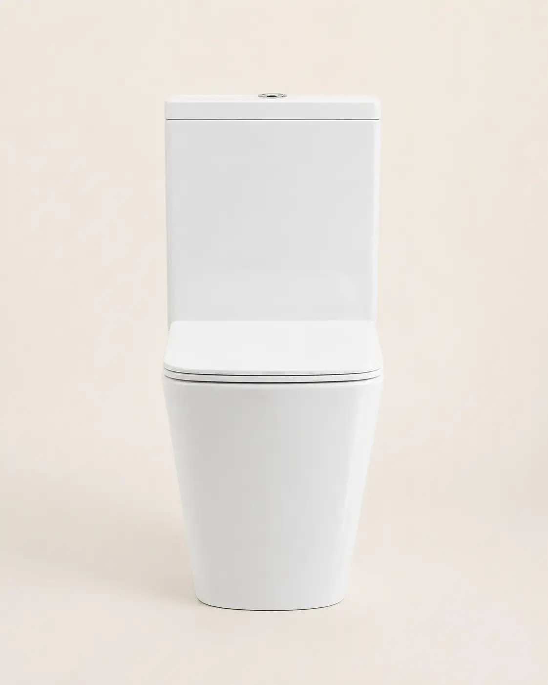 WC à poser, 64x38x83 cm, Blanc brillant, Flavio  