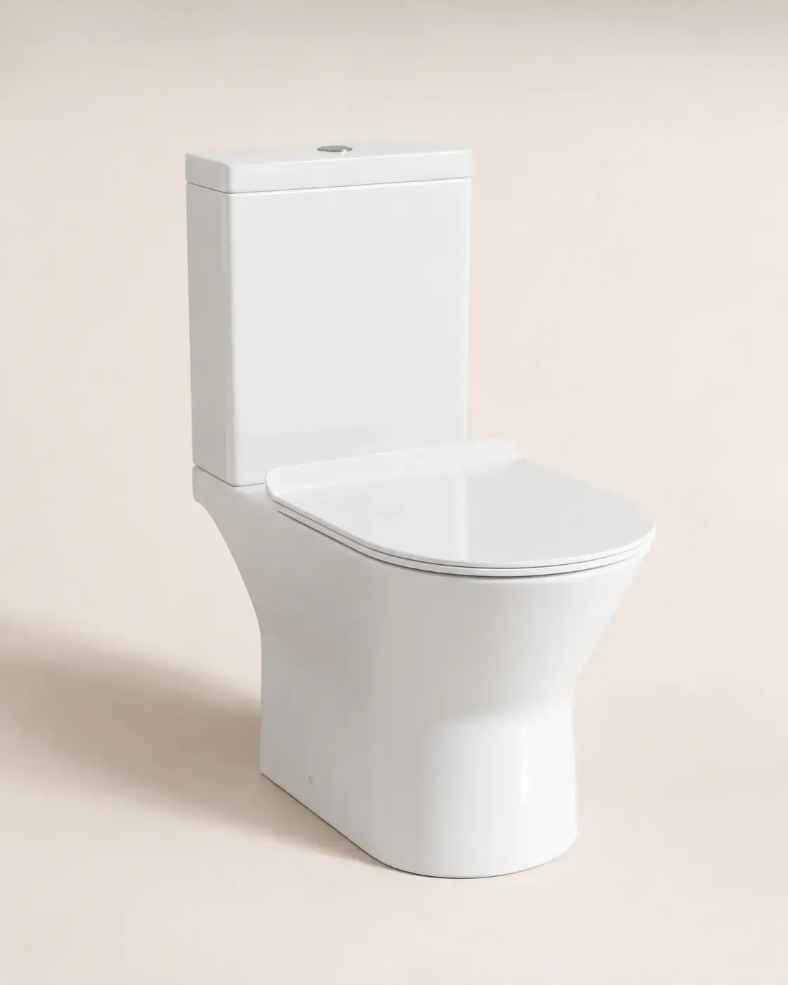 WC à poser Rimless avec abattant, Jules