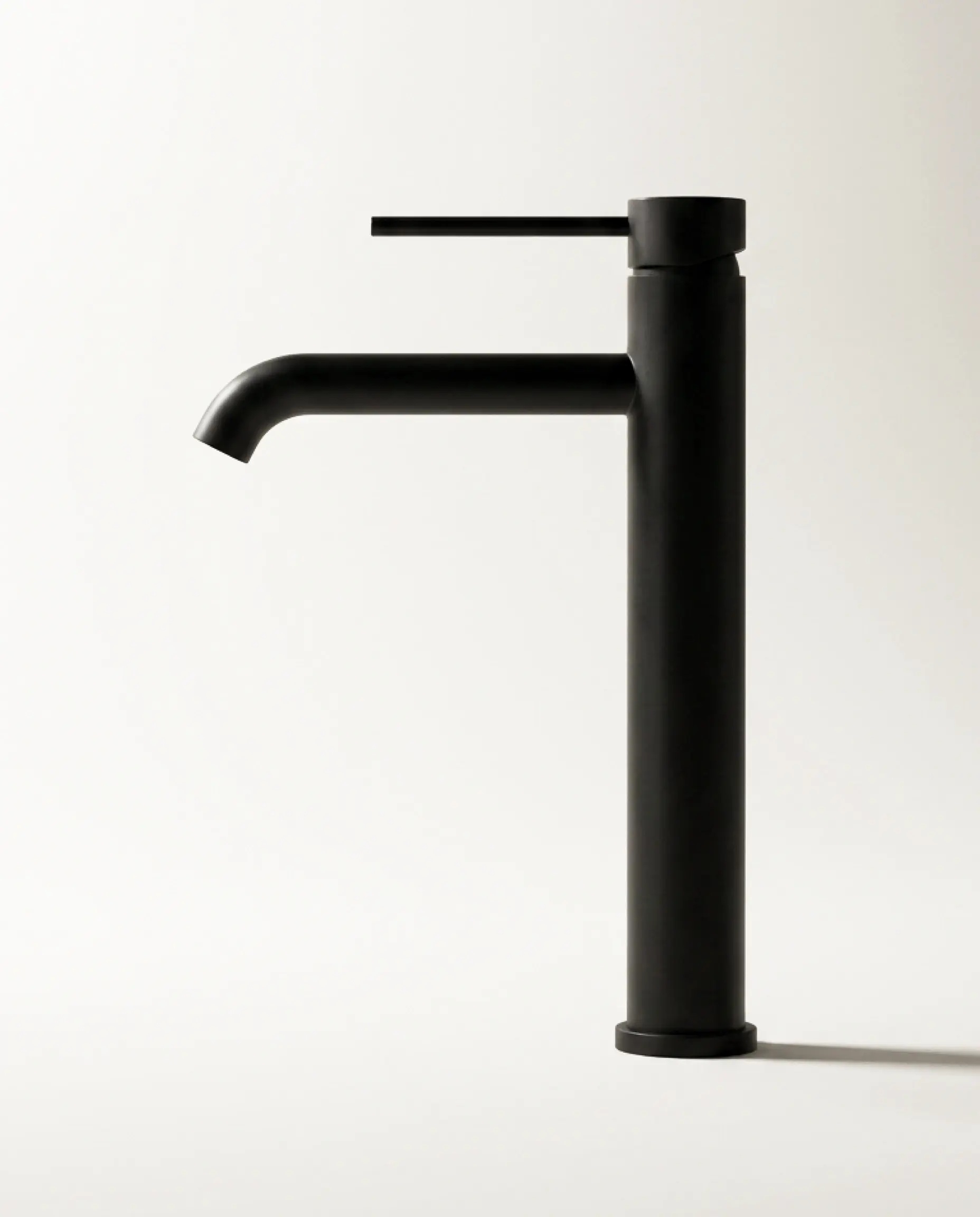 Robinet mitigeur lavabo haut noir brossé, Châtelet III