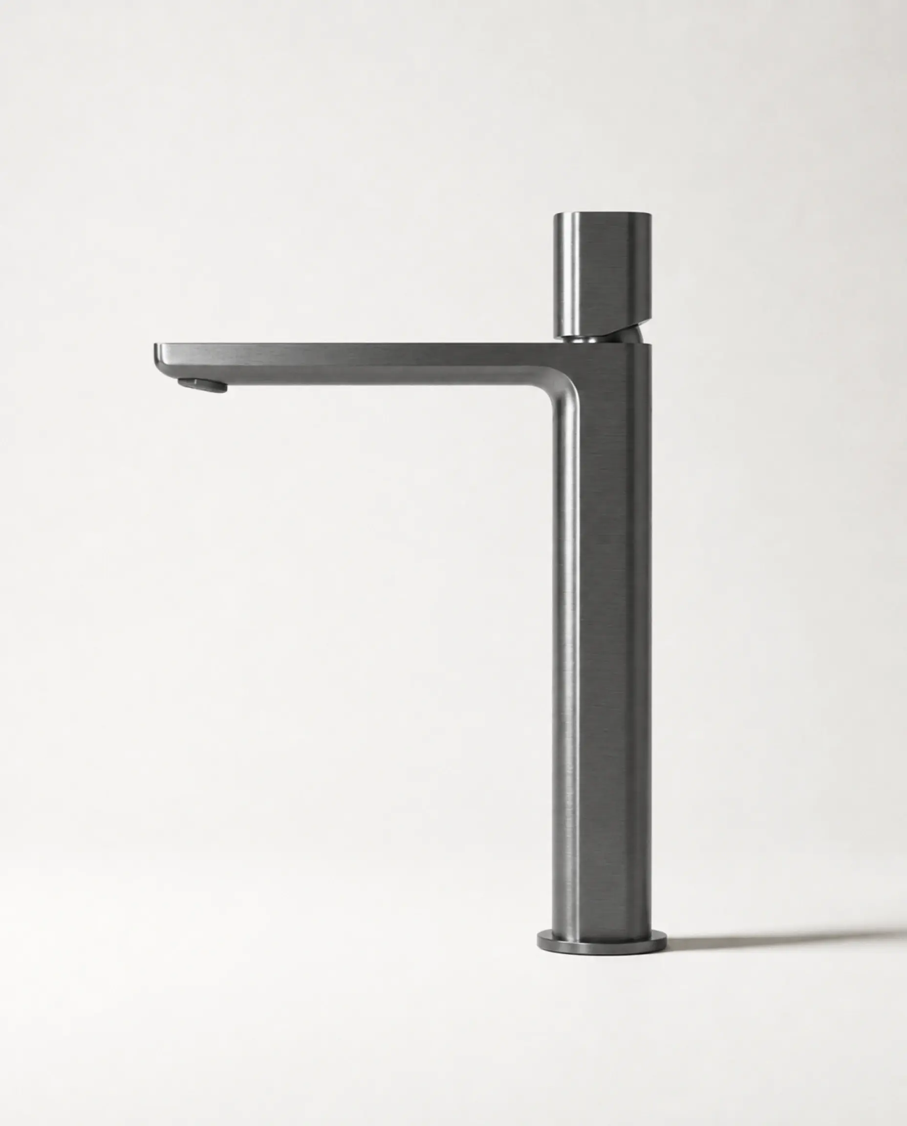 Deauville, Mitigeur Lavabo Haut Gun Métal Brossé