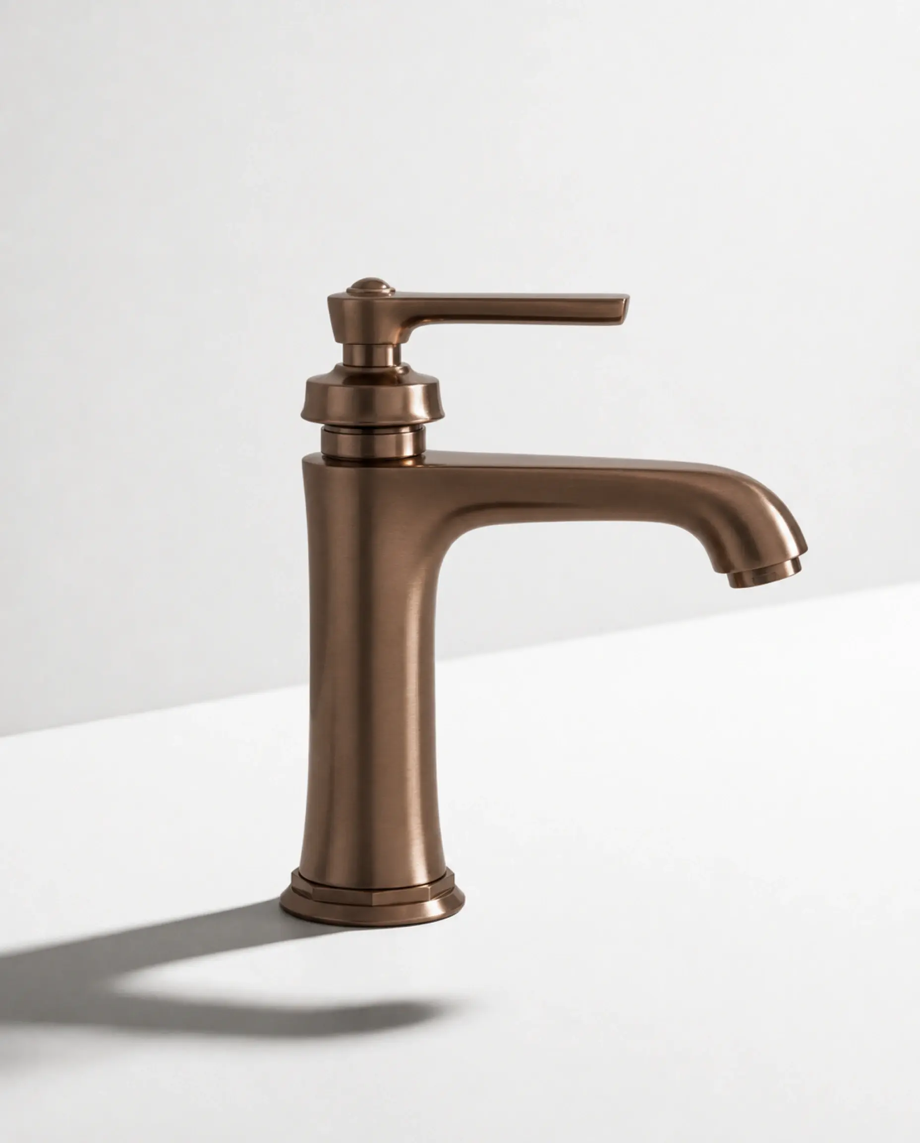 Robinet Mitigeur Lavabo avec Bonde incluse, traité cuivre, Liberty